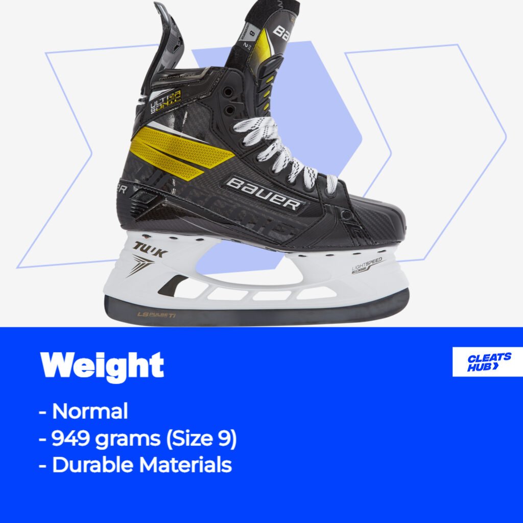 Bauer Supreme UltraSonic Ice Hockey Skates Weight
