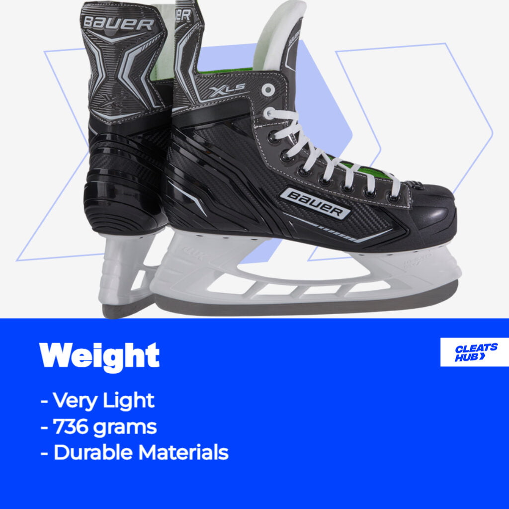 Bauer X-LS Ice Hockey Skates Weight