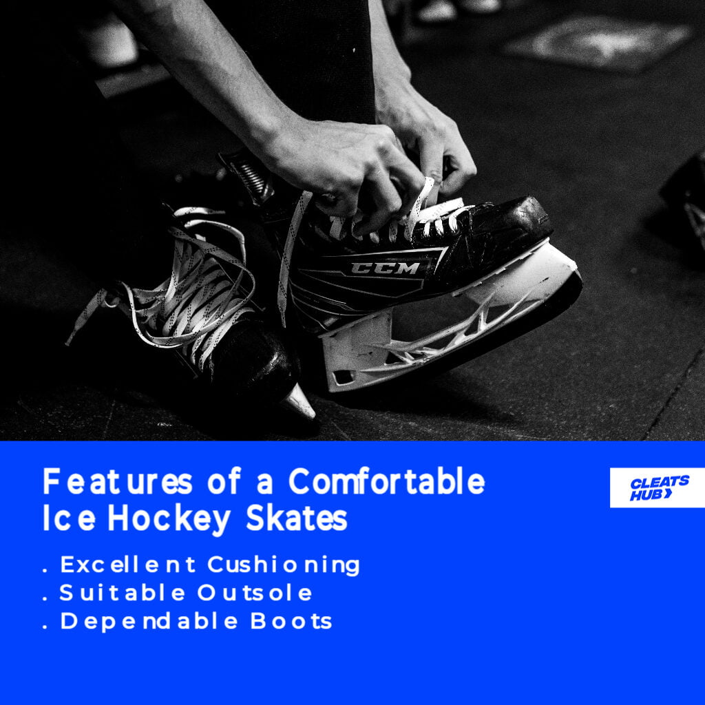 Features of a comfortable ice hockey skates