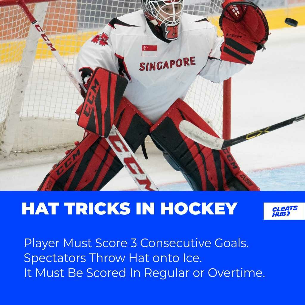 What is a Hat Tricks in hockey