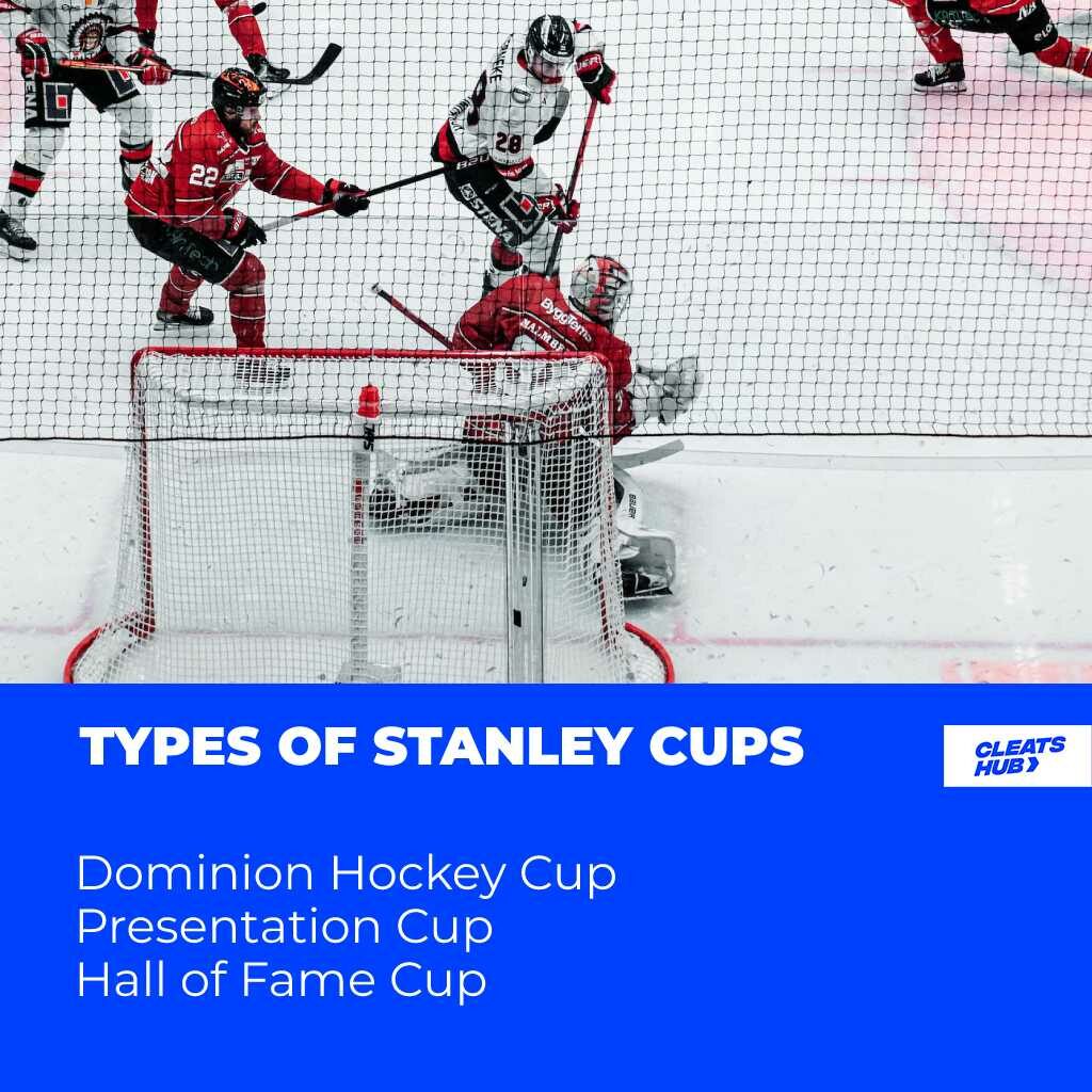 The types of stanley cups.