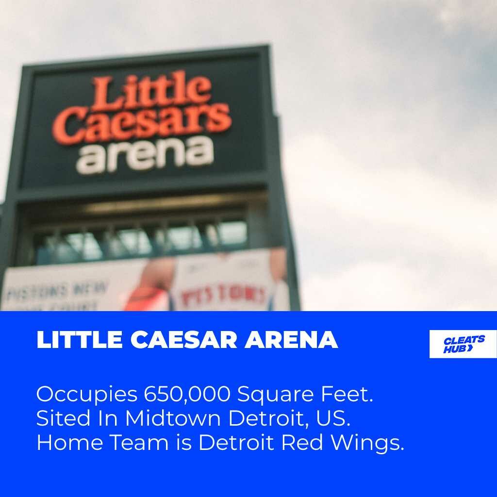 little caesar arena is among the NHL arenas
