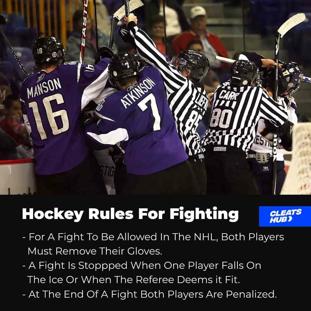 Hockey Rules For Fighting