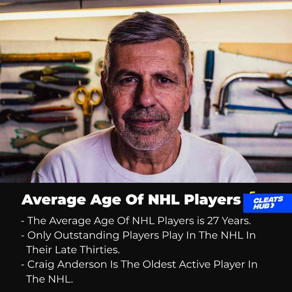 Average Age Of NHL Players