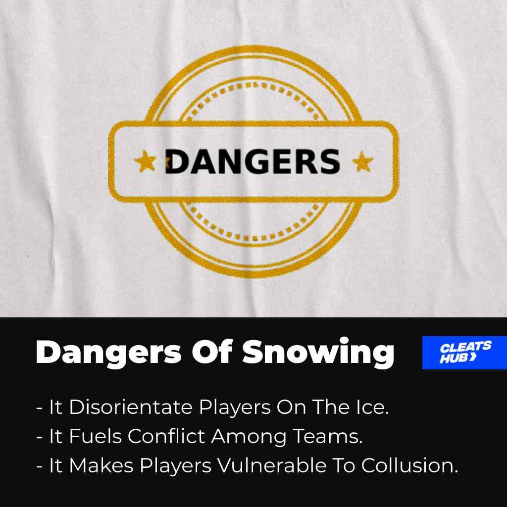 Dangers Of Snowing In Ice Hockey