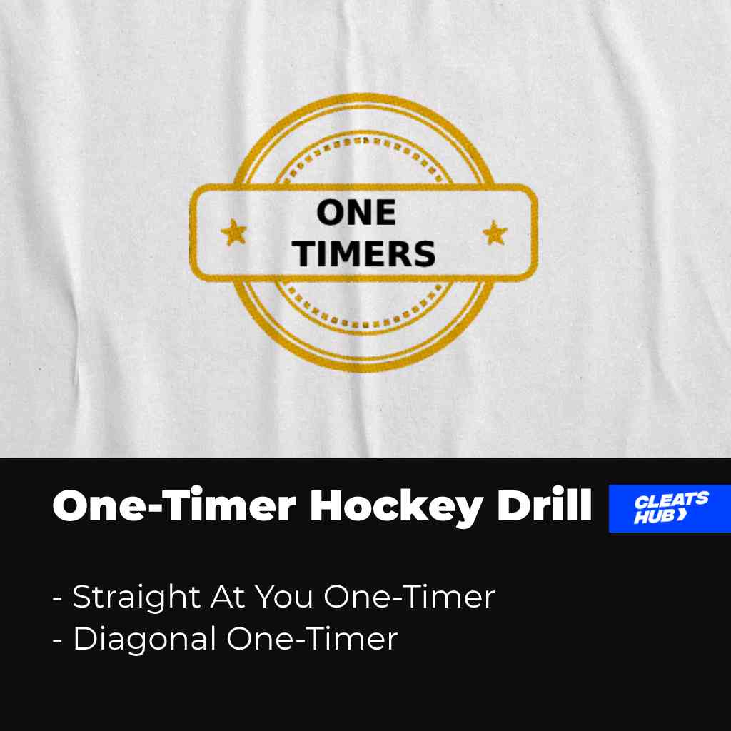One timer hockey drills
