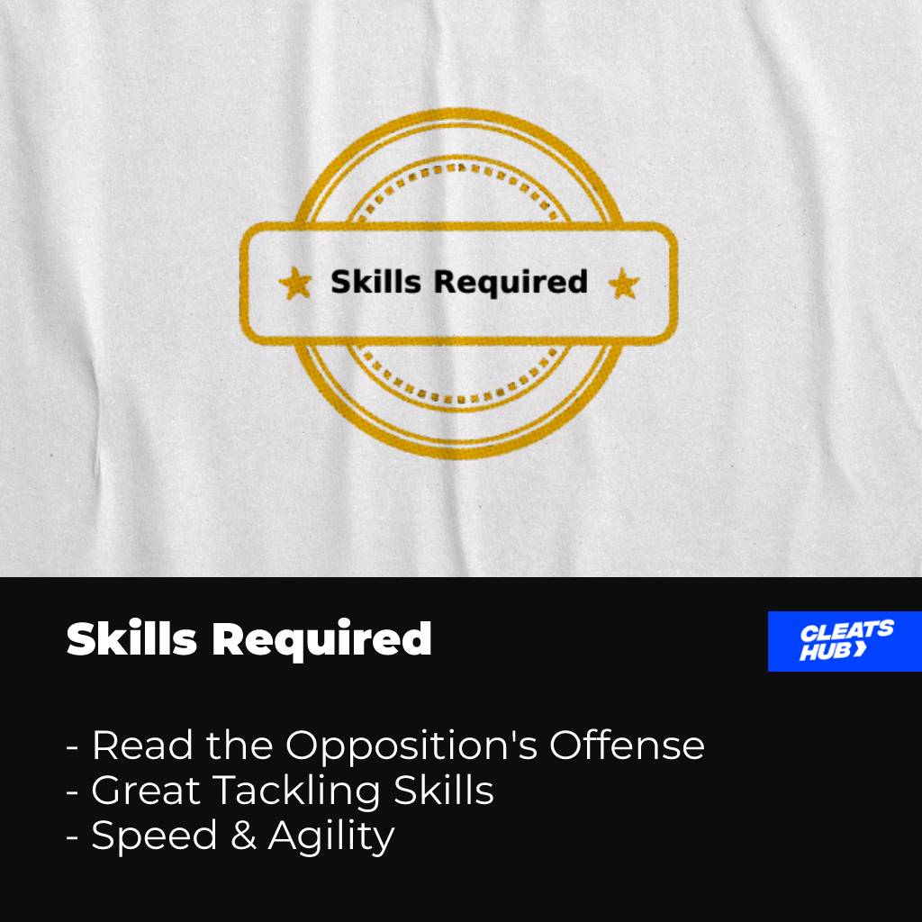 Skills required to play a free safety
