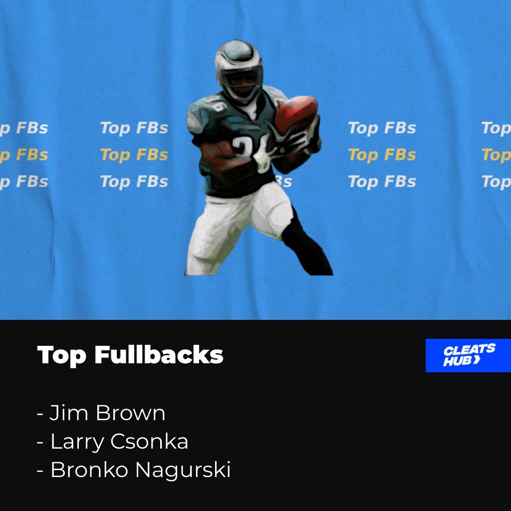 Best NFL Fullbacks