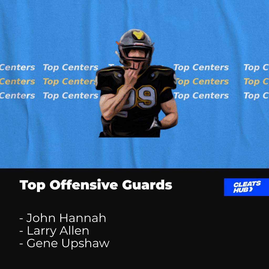 Top Five Offensive Guards in NFL History