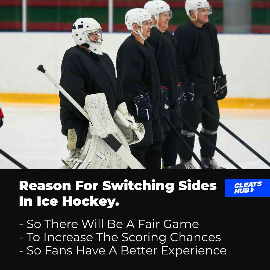 Reasons for switching sides in ice hockey