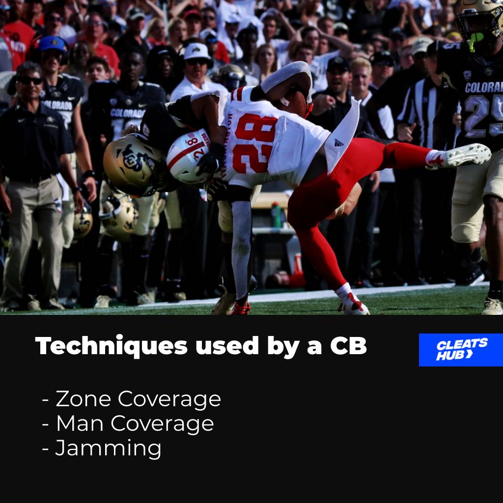 Techniques used by a Cornerback