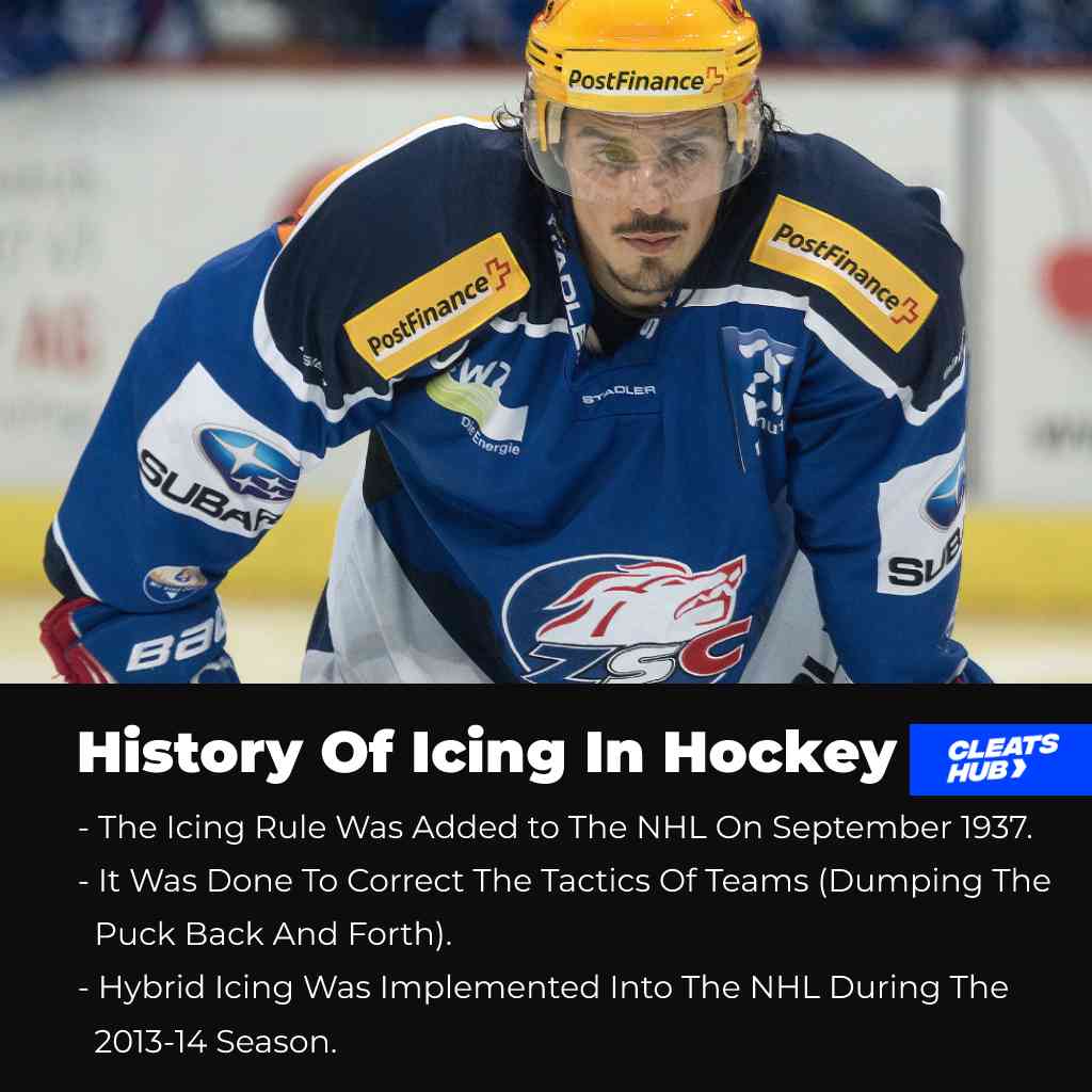 History Of Icing In Hockey