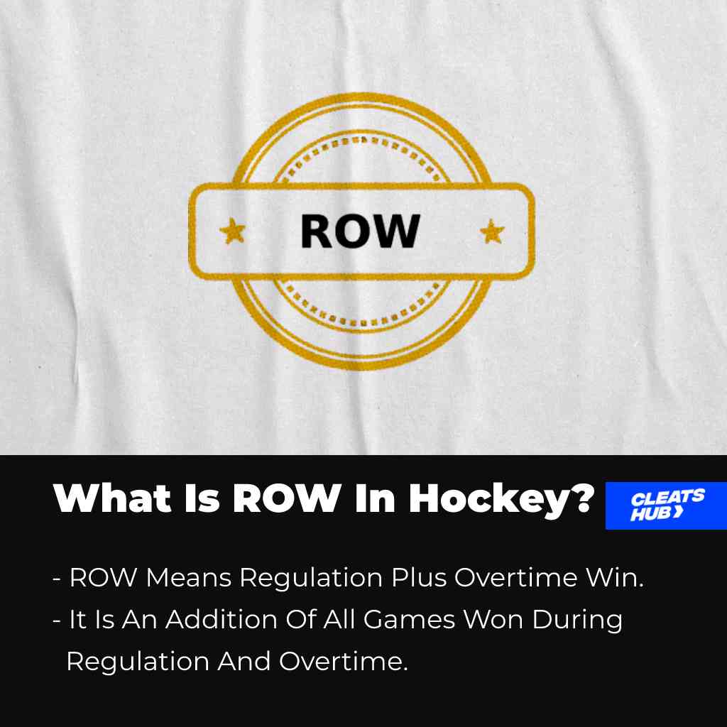 What Does ROW Stand For In Ice Hockey?