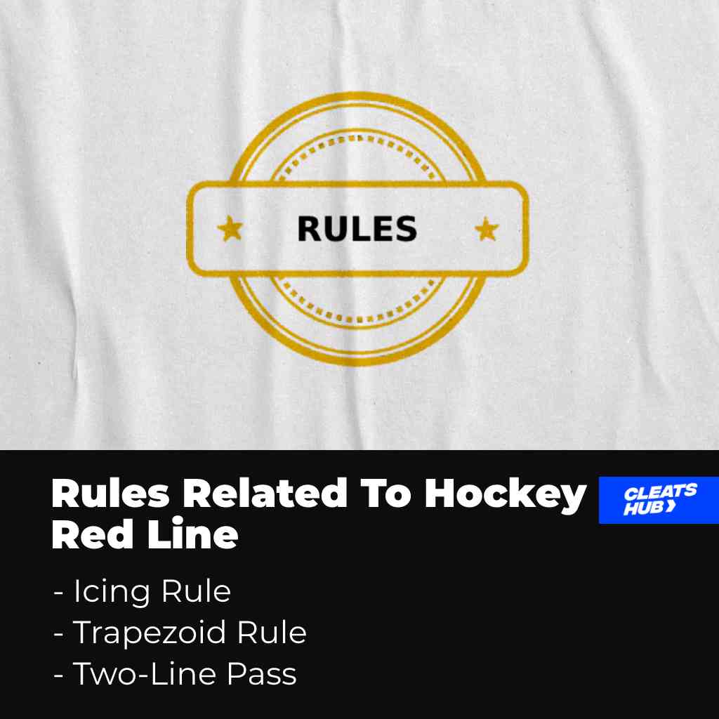 Rules Related To Hockey Red Line
