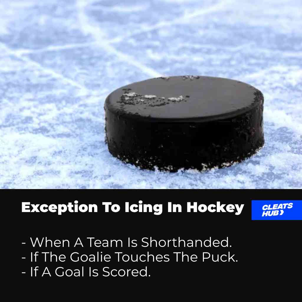 Exception To Icing In Hockey