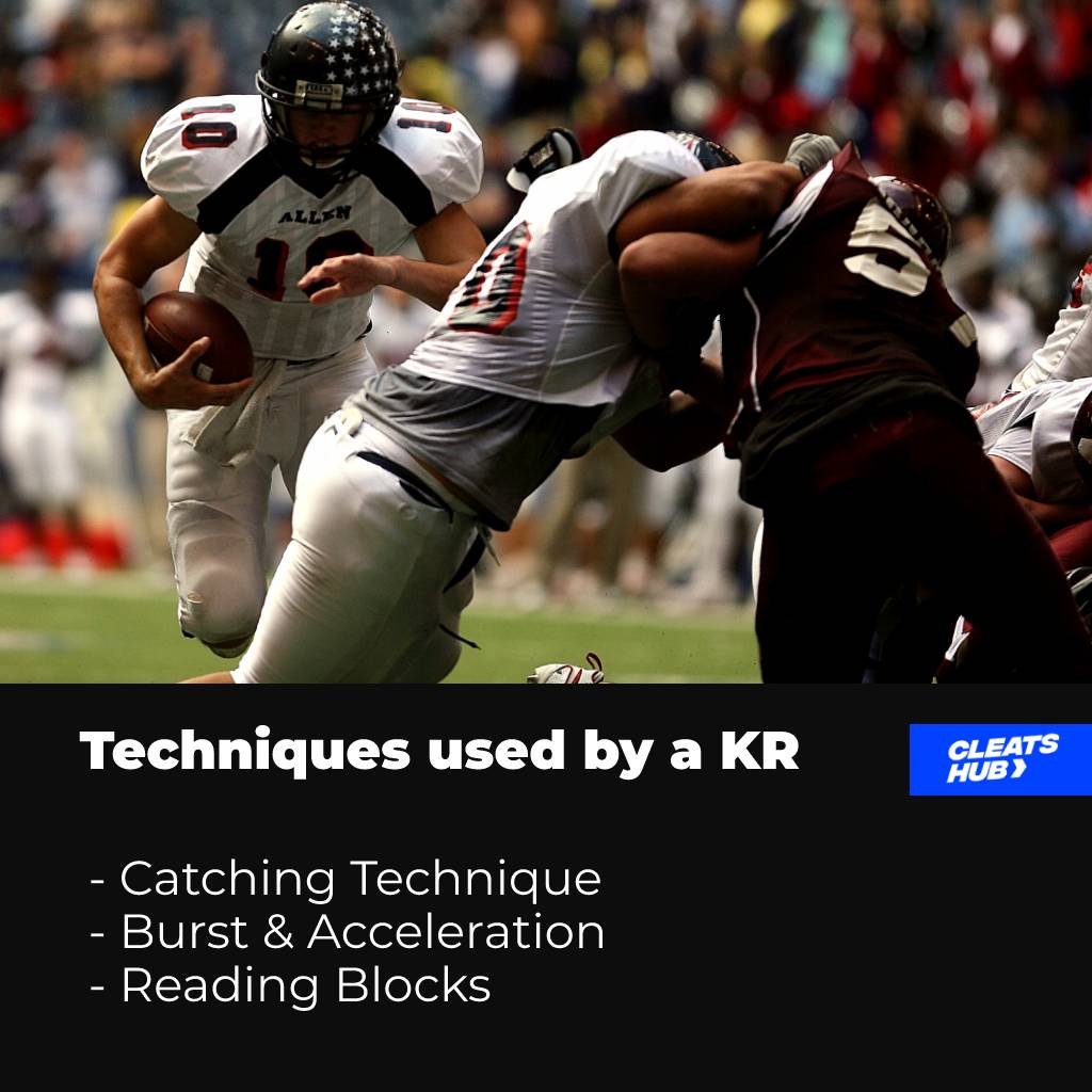 Techniques used by a Kick Returner