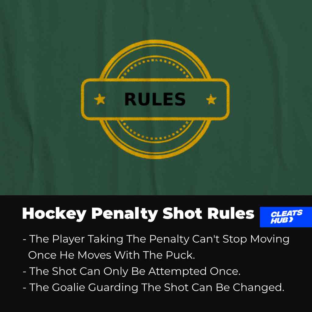Hockey penalty shot rules