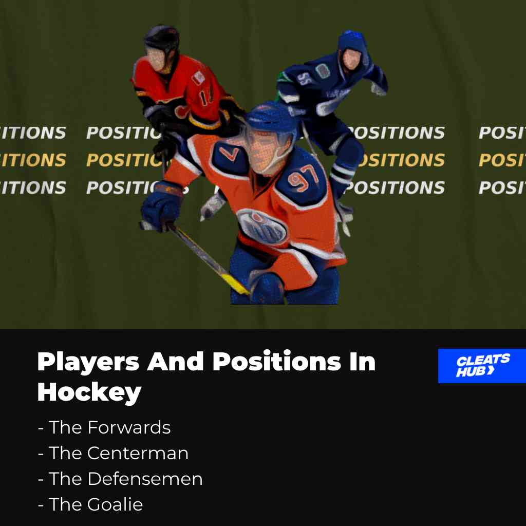 Players and positions in ice hockey