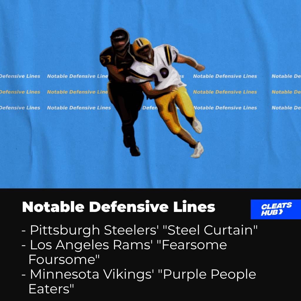 Notable Defensive Lines
