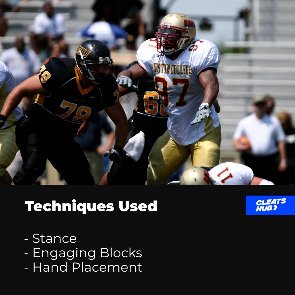 Techniques used by the Offensive Line