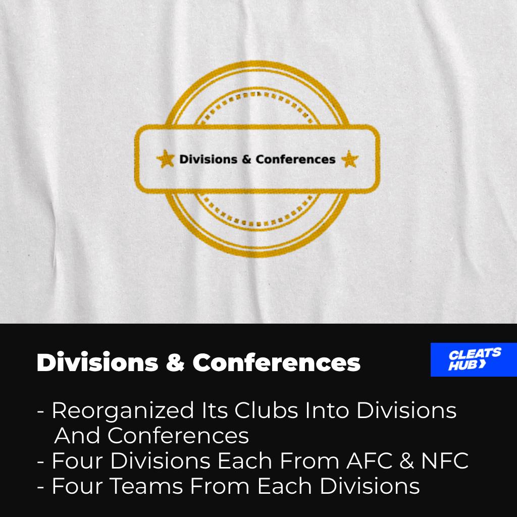 The NFL's Divisions and Conferences  